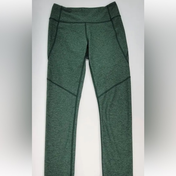 Heathered Green Outdoor Voices Compression Leggings Size Medium - Picture 3 of 3